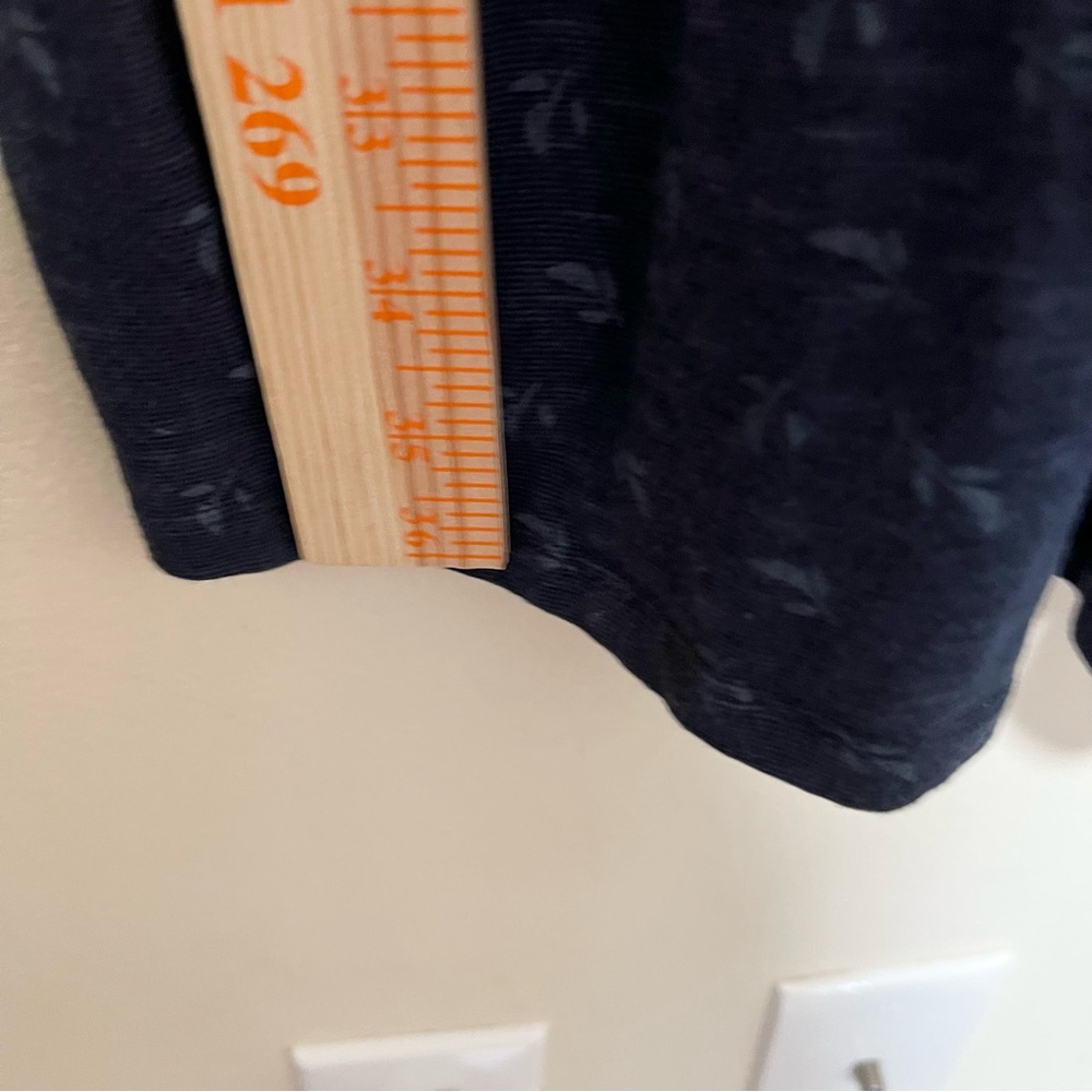 Toad & Co. XS Gemina Tie Sleeve Smocked Sleeveless Navy  Mini Dress Organic - Picture 11 of 11